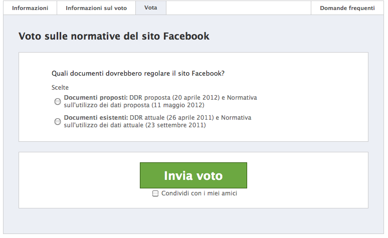 Facebook, il voto, la privacy, il nuovo profilo e il ragioner Fantozzi (in vacanza).