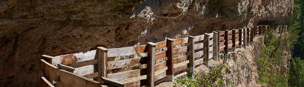 Percorso nella roccia San Romedio - Val di Non