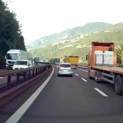 Traffico camion sull'autobrennero