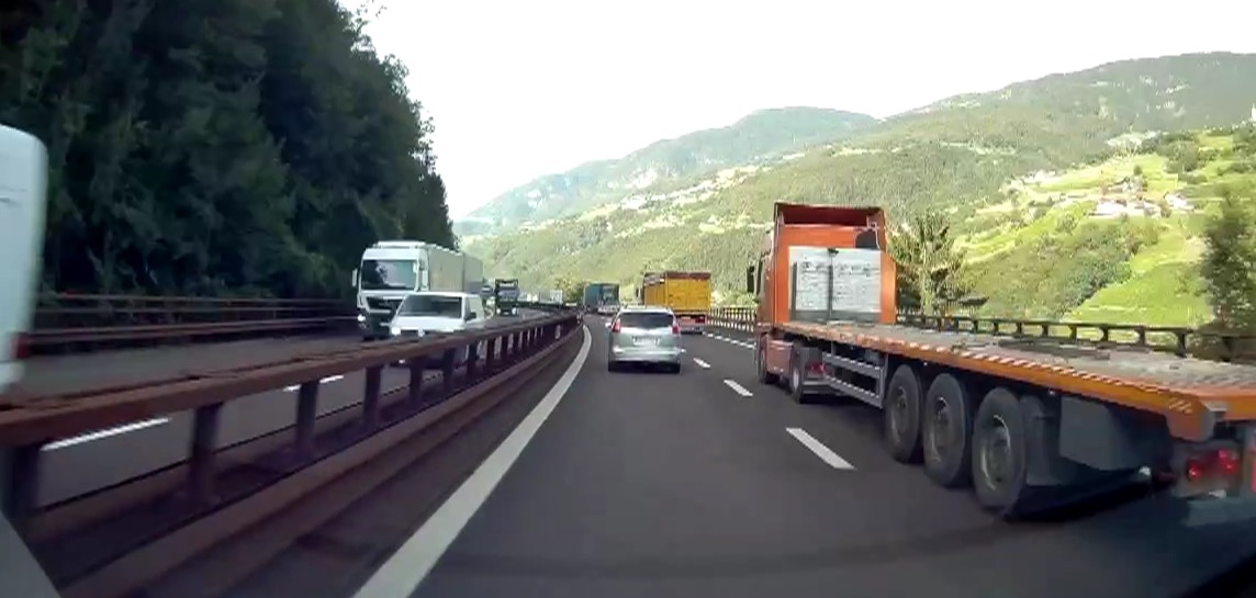 Traffico camion sull'autobrennero