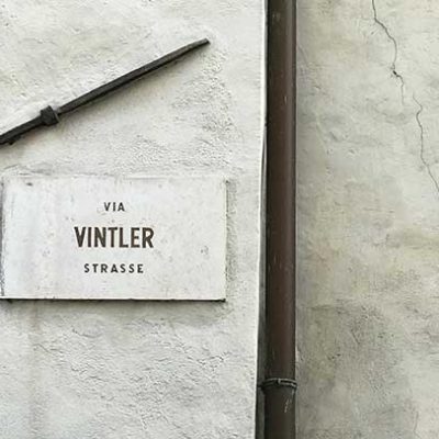 Via Vintola a Bolzano, la via che non c'è.
