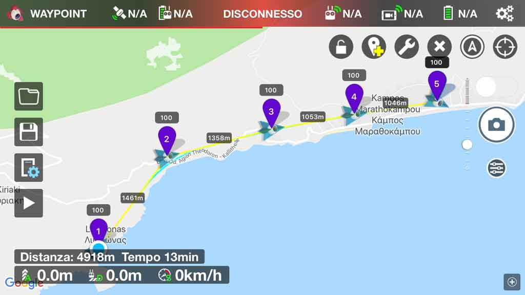 Mavic Pro, Litchi, Waypoints e la scarsa affidabilità dei sensori anteriori.