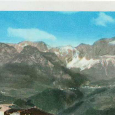 Il fotoritocco prima di Photoshop - il Catinaccio senza le Torri del Vajolet