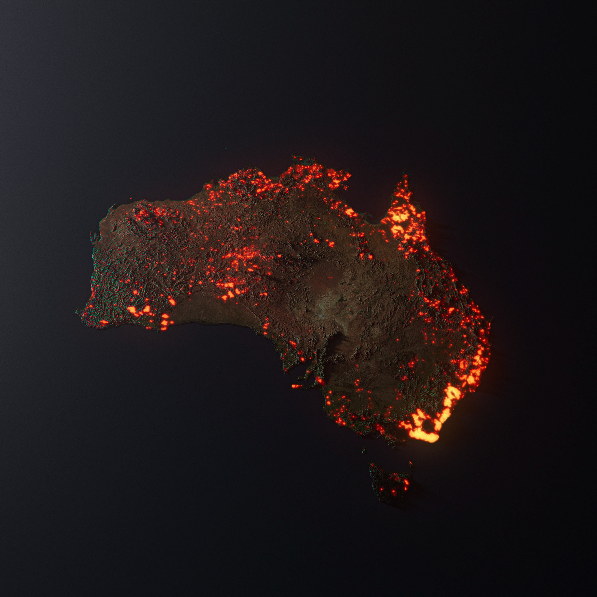 La mappa fake degli incendi australiani che fa il giro del web